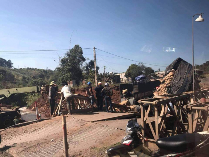 Hiện trường vụ việc.