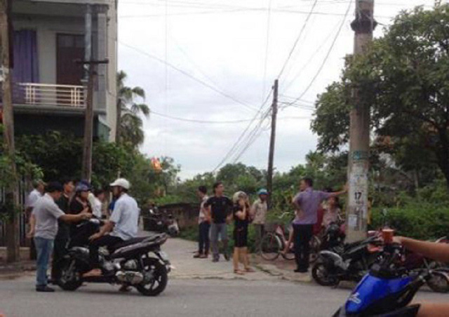 Lối v&agrave;o miếu Thần Bảo Lộc nơi xảy ra vụ &aacute;n mạng.