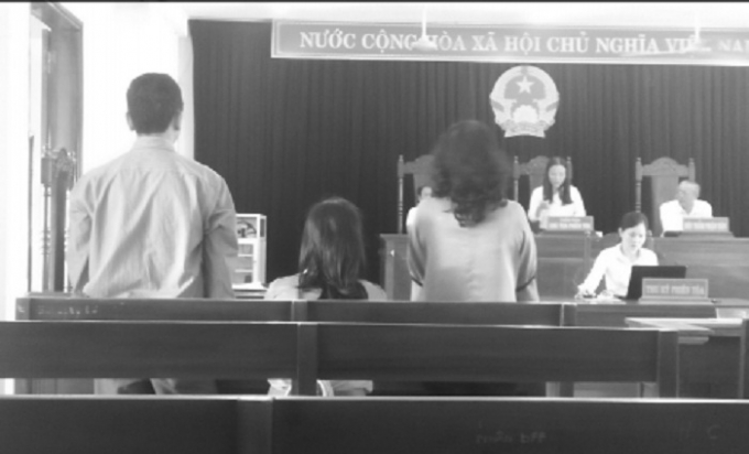 C&aacute;c đương sự trong vụ &aacute;n chia nh&agrave; cha mẹ.