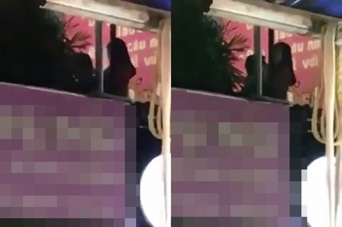 Ngồi tr&ecirc;n ban c&ocirc;ng tầng 2, cặp đ&ocirc;i v&ocirc; tư