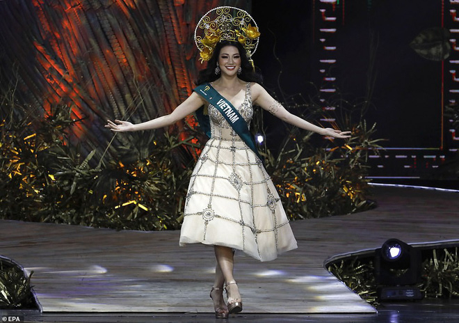 Nguyễn Phương Khanh tại Hoa hậu Tr&aacute;i Đất năm 2018