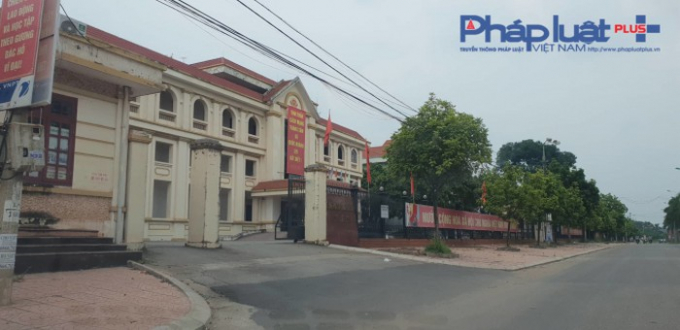 Trụ sở UBND huyện T&acirc;n Y&ecirc;n, tỉnh Bắc Giang.