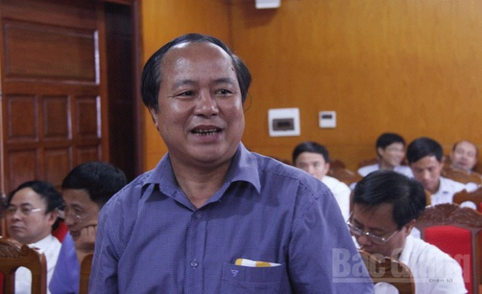 &Ocirc;ng Dương Ng&ocirc; Mạnh hiện l&agrave; Chủ tịch UBND huyện T&acirc;n Y&ecirc;n&nbsp; người bị Thanh tra tỉnh Bắc Giang y&ecirc;u cầu nghi&ecirc;m t&uacute;c r&uacute;t kinh nghiệm. Ảnh B&aacute;o Bắc Giang.