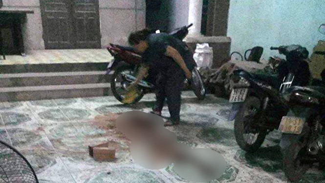 Hiện trường vụ việc.