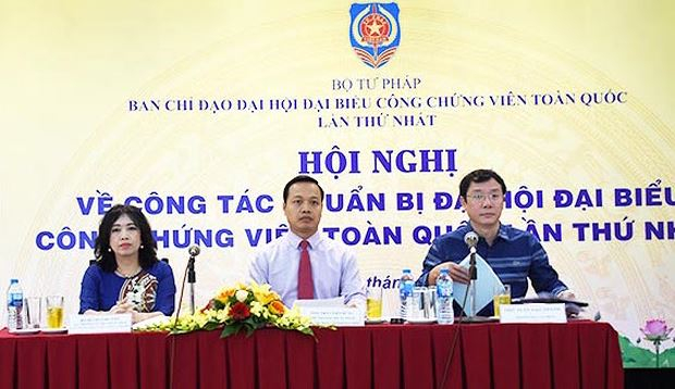 Thứ trưởng Trần Tiến Dũng: Ph&aacute;t huy c&aacute;c gi&aacute; trị tốt đẹp của nghề c&ocirc;ng chứng