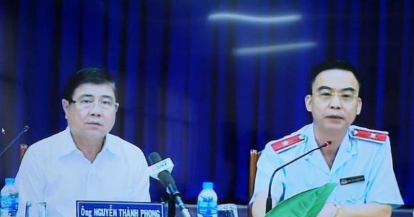 Chủ tịch UBND TP HCM Nguyễn Thành Phong tiếp đại diện các hộ dân Thủ Thiêm