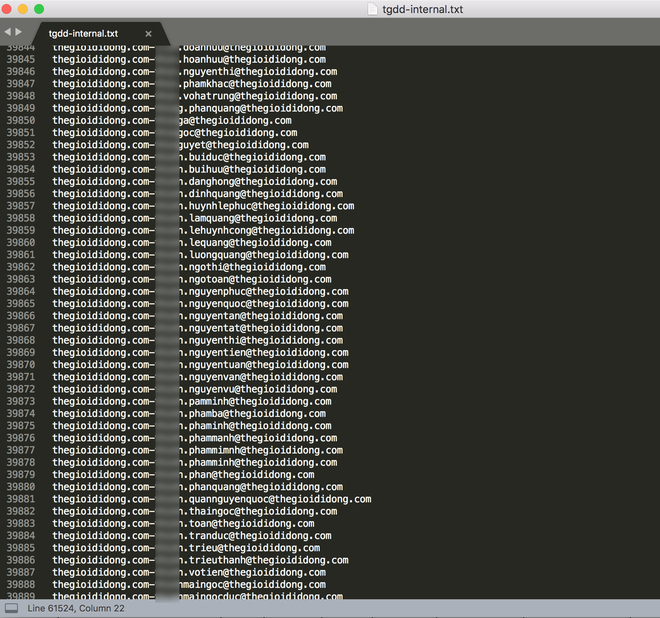 Hacker tuy&ecirc;n bố nắm th&ocirc;ng tin của hơn 5 triệu kh&aacute;ch h&agrave;ng Thế Giới Di Động