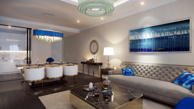 Nội thất Gold Tower căn hộ cao cấp đến từ c&aacute;c thương hiệu nổi tiếng thế giới