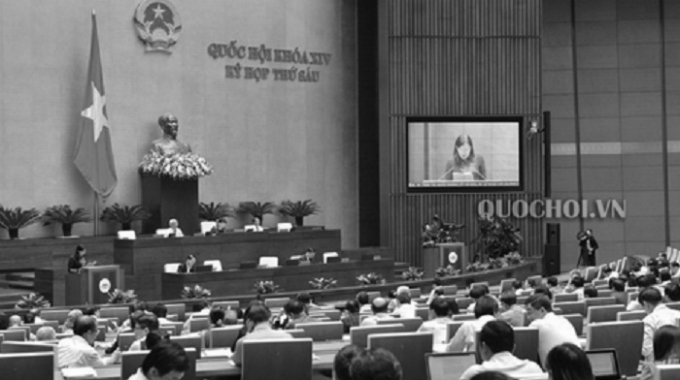 &nbsp;Quốc hội thảo luận tại hội trường về dự &aacute;n Luật Đặc x&aacute; sửa đổi.