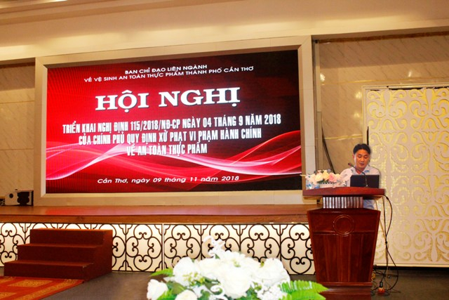 Cần Thơ Triển khai Nghị định mới của Ch&iacute;nh phủ v&ecirc;̀ an toàn thực ph&acirc;̉m
