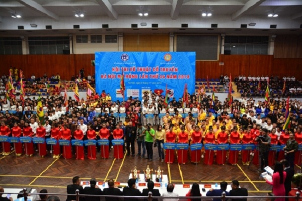 To&agrave;n cảnh buổi lễ khai mạc.