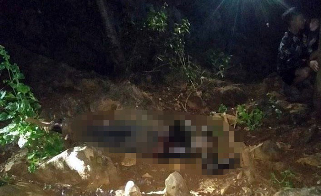 Khu vực ph&aacute;t hiện thi thể người đ&agrave;n &ocirc;ng biến dạng, mất phần đầu (ảnh soha).