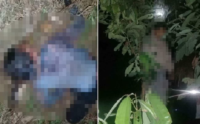 Hai nạn nh&acirc;n được ph&aacute;t hiện trong trạng th&aacute;i đ&atilde; tử vong, người chồng treo cổ, người vợ nằm bất động dưới đất.