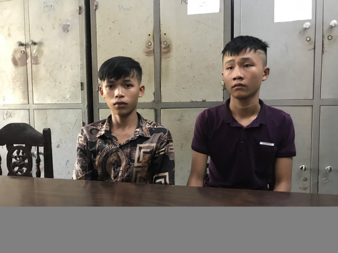 C&aacute;c đối tượng tại cơ quan C&ocirc;ng an.