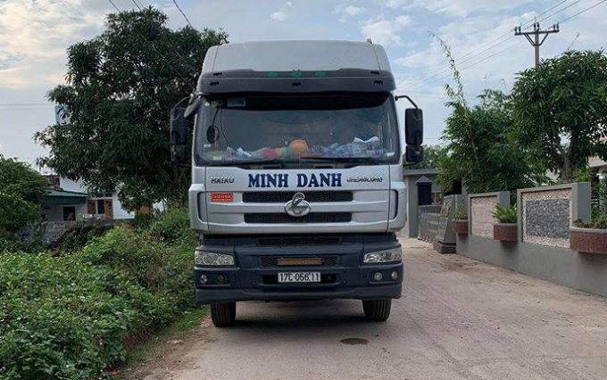 Chiếc xe tải g&acirc;y tai nạn nghi&ecirc;m trọng.