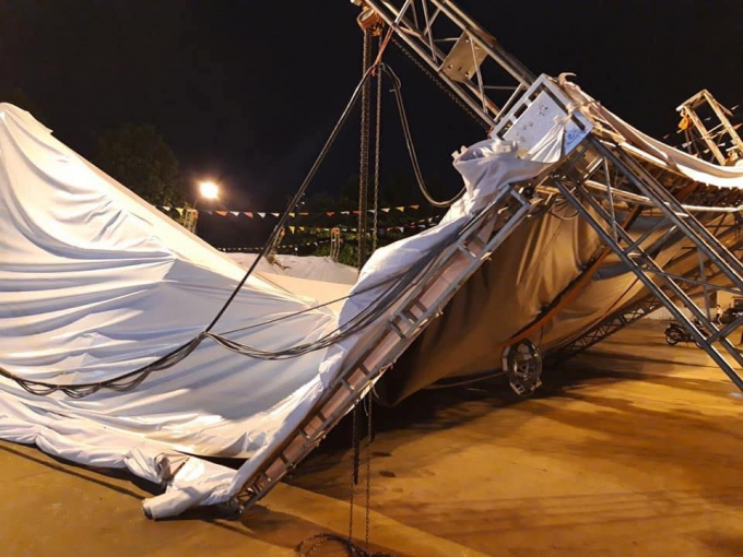 Hiện trường vụ việc.