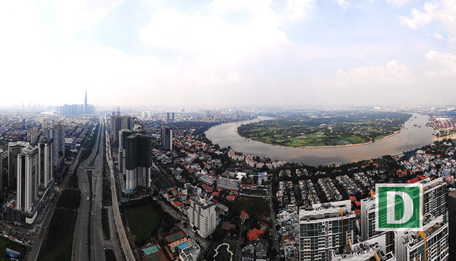 Tuyến metro số 1 chạy song song với Xa lộ H&agrave; Nội từ n&uacute;t giao th&ocirc;ng Đại học Quốc gia TPHCM đến cầu Biện Bi&ecirc;n Phủ.