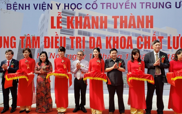 Khánh thành Trung tâm điều trị đa khoa chất lượng cao của BV Y học cổ truyền TW