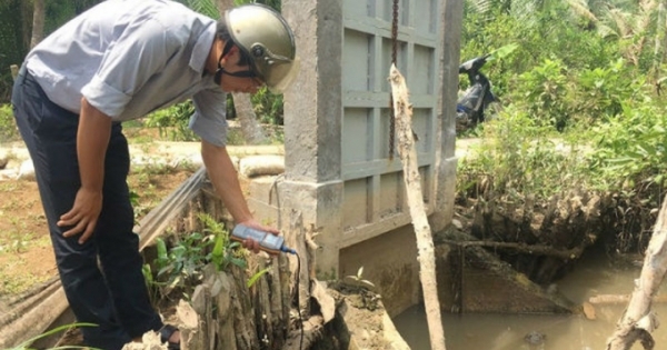 Mặn xâm nhập nhanh vào Bến Tre