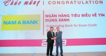 Nam A Bank nhận giải thưởng "Ngân hàng tiêu biểu về tín dụng xanh" năm 2019