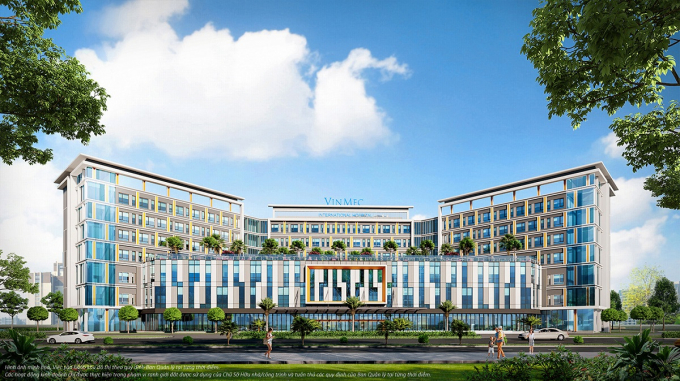 Vinmec Grand Park được thiết kế bao gồm diện t&iacute;ch s&acirc;n vườn xanh m&aacute;t tại khu vực tầng 1 &amp;amp; tầng 4 (h&igrave;nh ảnh minh hoạ)