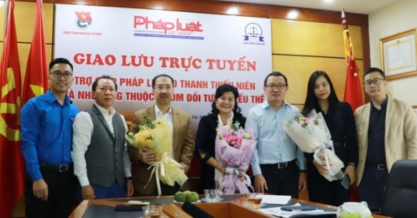 Giao lưu trực tuyến về trợ giúp pháp lý cho thanh thiếu niên và nhi đồng thuộc nhóm yếu thế