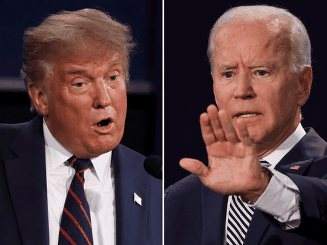 Tổng thống Mỹ Donald Trump và ứng viên tổng thống đảng Dân chủ Joe Biden (Ảnh: Getty)