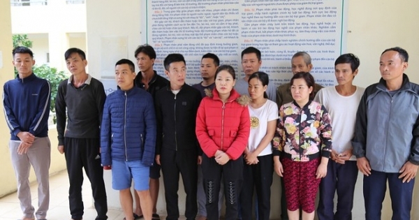 Vĩnh Phúc: Bắt quả tang 15 đối tượng đang “say máu” bên chiếu bạc