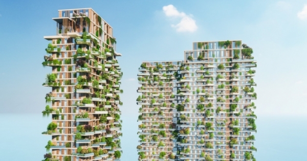 Dự án căn hộ có 400 khu vườn trên cao tại Ecopark