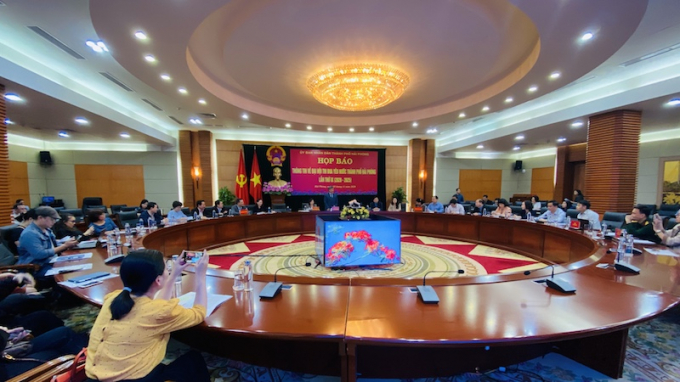 Chú thích ảnh: Quang cảnh buổi họp báo   