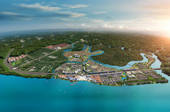 Nằm trong tổng hòa khu đô thị Aqua City quy mô gần 1.000 ha, được quy hoạch bài bản, sông nước bao bọc, nhà phố có không gian sống như biệt thự hội tụ đủ yếu tố thu hút người mua.