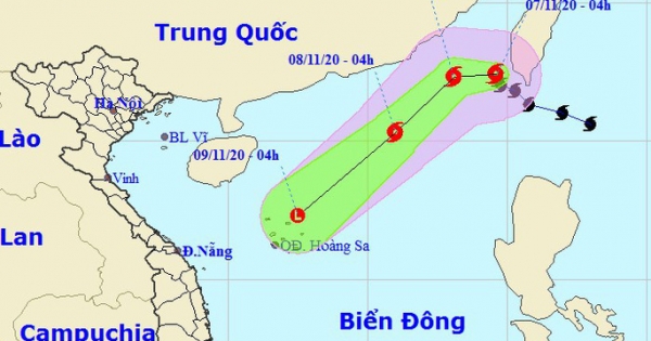 Bão Atsani vào Biển Đông giật cấp 11, trở thành cơn bão số 11