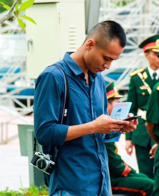 Phóng viên Nguyễn Phan Tuyền.