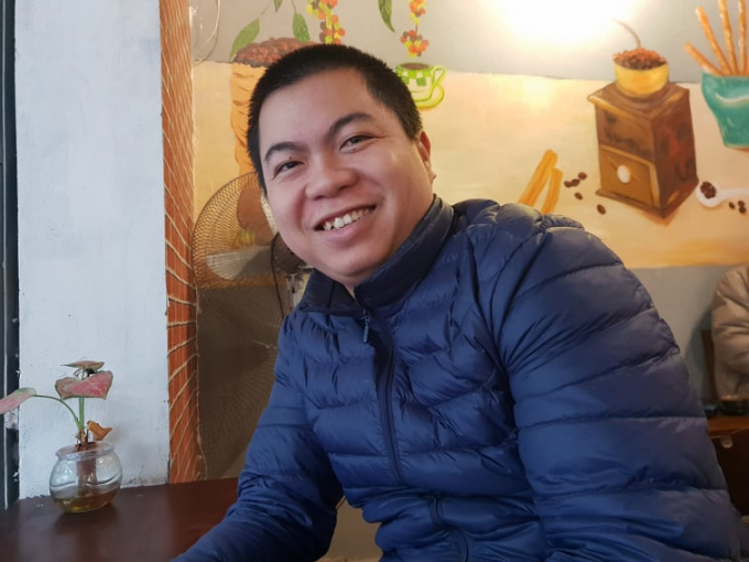 Phóng viên Lê Ngọc Huy.