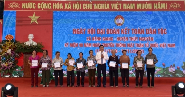 Kênh Giang - Hải Phòng: Kỷ niệm 90 năm “Ngày hội Đại đoàn kết dân tộc”