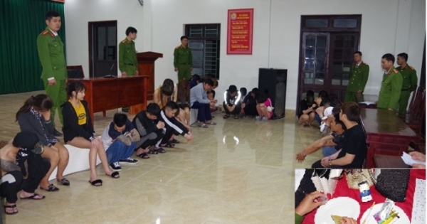 Hà Nam: Bắt giữ hàng chục đối tượng tổ chức “bay lắc”, đánh bạc và mua bán dâm tại khách sạn