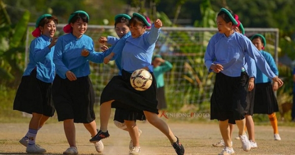 Độc đáo giải bóng đá nữ dân tộc Sán Chỉ