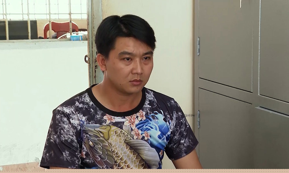 Trần Ngoại Giao tại cơ quan C&ocirc;ng an. Ảnh: Thanh Nam&nbsp;