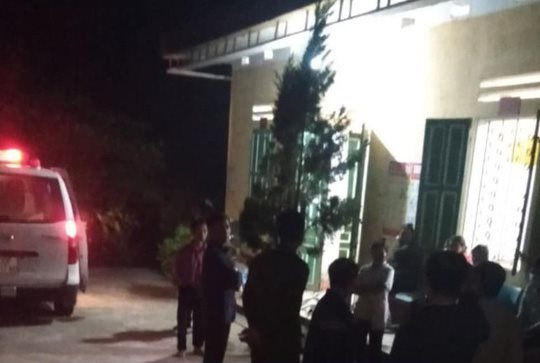 Ngôi nhà phát hiện vụ việc hai mẹ con cô giáo tử vong.