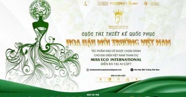 Thiết kế quốc phục dành cho đại diện Việt Nam tại Miss Eco