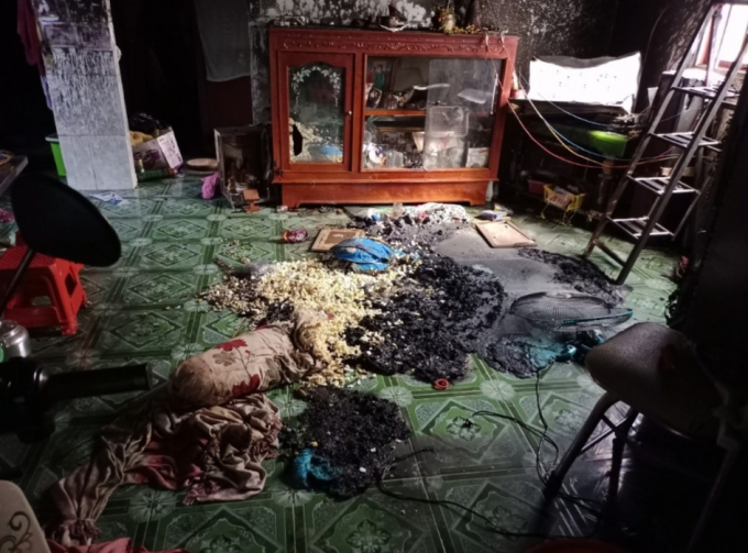 Hiện trường vụ việc.