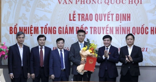 Nhà báo Lê Quang Minh giữ chức Tổng Giám đốc Truyền hình Quốc hội