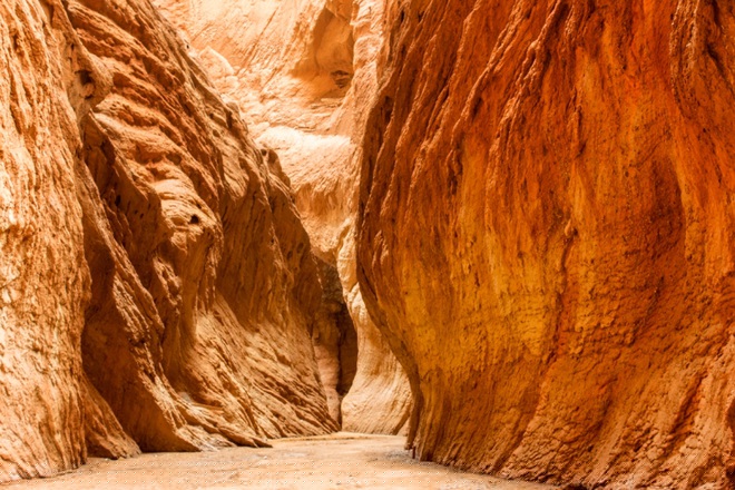 Quang cảnh ngoạn mục trong hẻm n&uacute;i. 