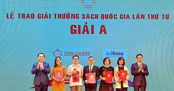 24 tác phẩm xuất sắc đoạt Giải thưởng sách quốc gia lần thứ tư