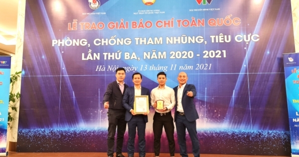 Báo Điện tử Pháp luật Việt Nam được trao giải thưởng Quốc gia về phòng, chống tham nhũng, tiêu cực