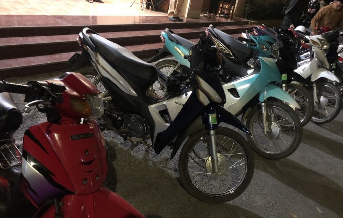 Phương tiên bị thu giữ