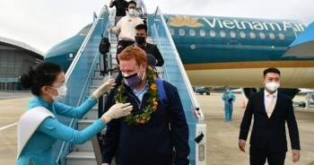 Chuyến bay đầu tiên thí điểm đón du khách quốc tế đến Việt Nam