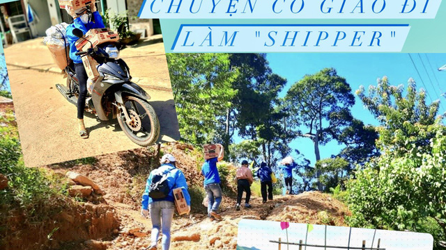 Cô giáo vùng cao làm shipper băng rừng lội suối, cõng hàng giúp người dân bị cách ly