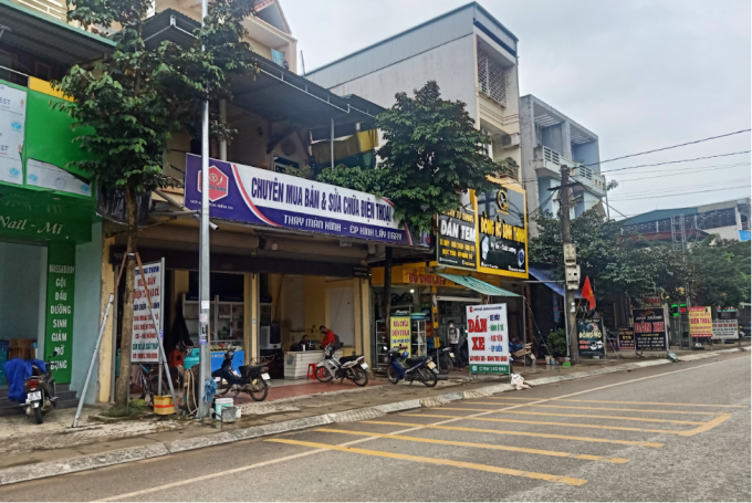 Mặt phố Khu vực Mục Sơn có giá dao động từ 35-38 triệu/m2.