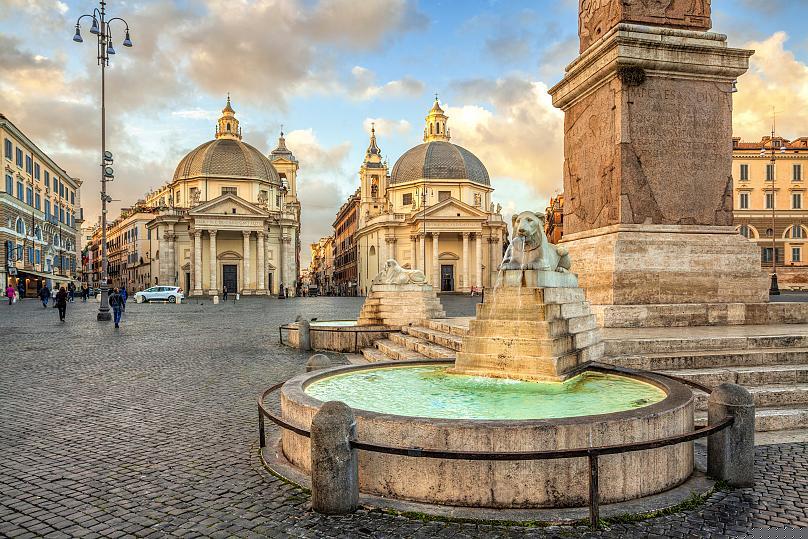 Piazza del Popolo, Rome. Ảnh: Getty Images